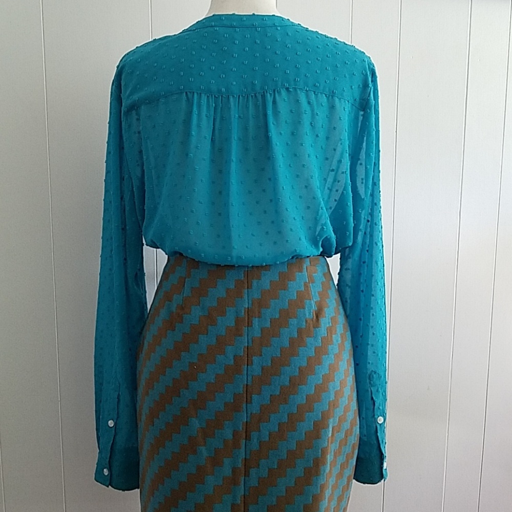 J. Crew clipdot popover blouse - Picture 4 of 7